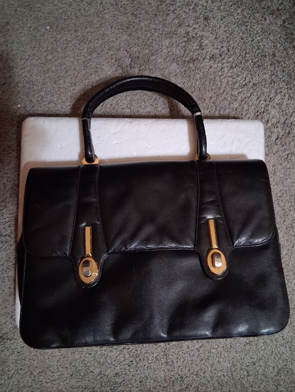 Vintage Pecarí, Bogotá, Colombia, leather handbag purse, Grandmacore, Quality